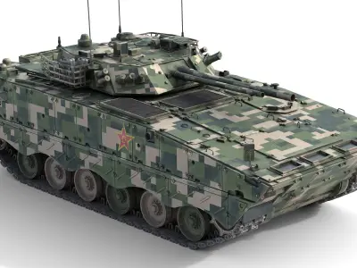 10 Military Vehicles Collection v7 Low-poly 3D model