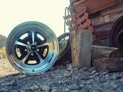 Magnum 500 Alloy Wheel Low-poly 3D model