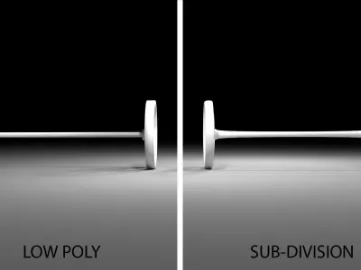 Plastic Wheel 3 3D model