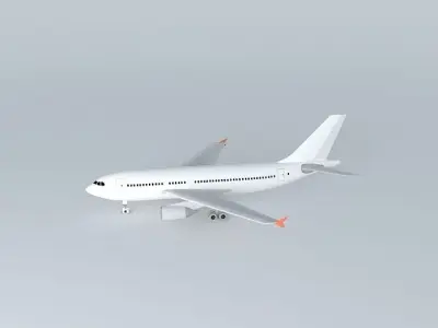 Airbus A310-300 3D model