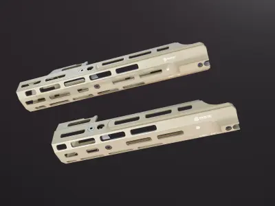 MREX Scar Handguard Low-poly 3D model
