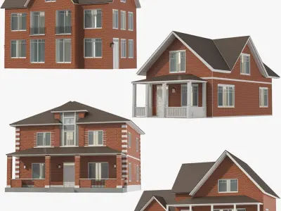 Classic House Collection 01 3D model