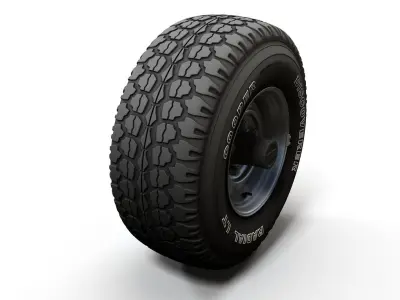 Offroad truck wheel 3D model