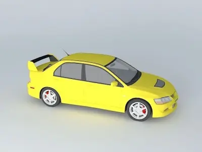 Mitsubishi Lancer Evolution VIII GSR 2004 Free 3D model