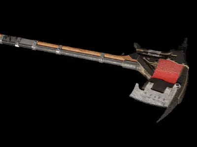 Swede axe from Atomic Heart 3D print model