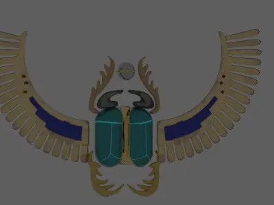 antiqued BEETLE 3D model