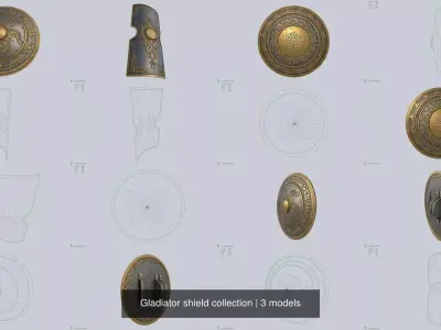 Gladiator shield collection 