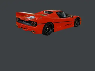 Ferrari f50 3D Model Free 3D model
