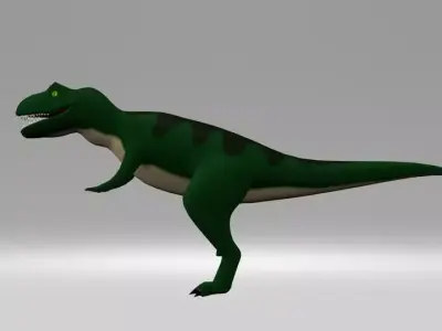 Low Poly T-Rex t - rex dinosaur 3D model