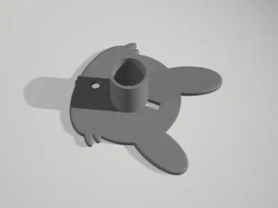 Bunny Spool the cute sewing bobbin 3D print model