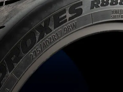 Toyo Proxes R888R -  CAD model 3D model