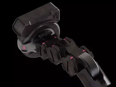 Mechanical part hard surface 3D model