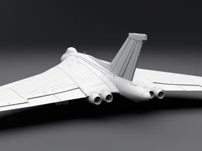 Avro Vulcan B2 scale model 3D print model