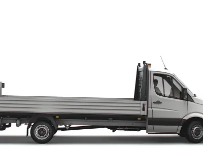 Volkswagen Crafter Dropside Tail Lift 2016 3D model
