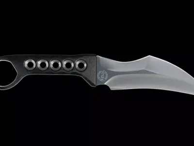 Knife ZU Bladeworx  Low-poly 3D model