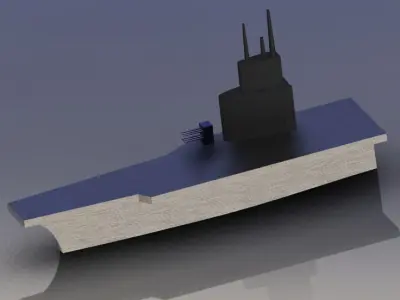 aircraft carrier Free 3D model