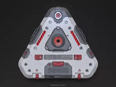 Triangle Power Cube 3D model