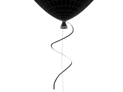 round balloons 02 3D model
