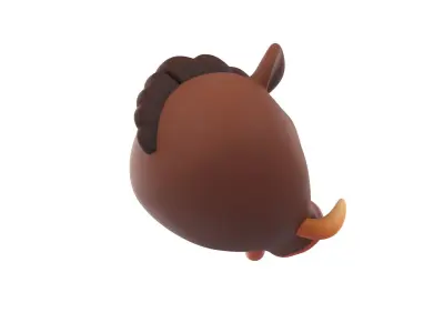 Prop163 Boar Head 3D model