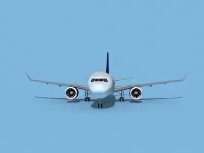 Boeing 767-400 Corporate 2 3D model