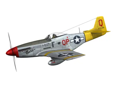 North American P-51D Mustang - Marie 3D model