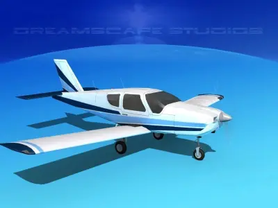 Socata TB-20 Trinidad V09 3D model