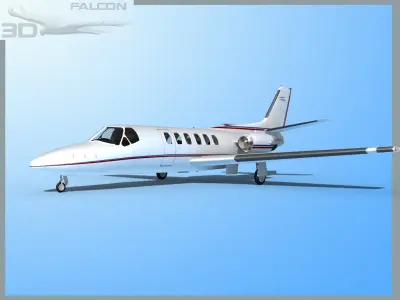 Falcon3D Citation V C560 F08 3D model