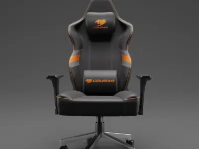 Gaming Chair Free 3D model shop