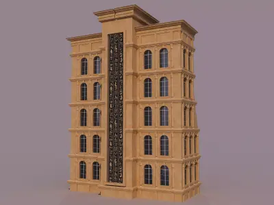 0209 - Building Facade 3D model