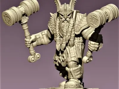 DWARF Soldier 3D print model