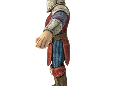 CASTEL GUARD Low-poly 3D model