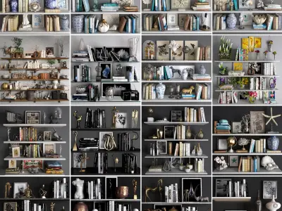 Collection Decoration sets Vol02 3D model