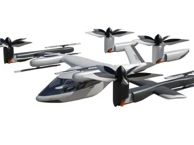 Drone Hyundai Uber 3D model