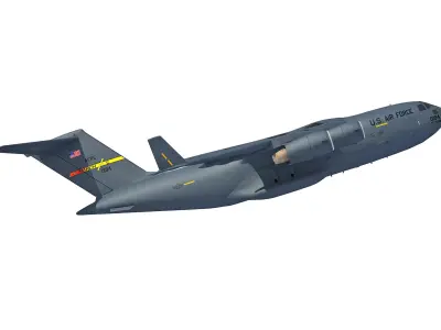 C17 Globemaster III Military Aircraft 3D model