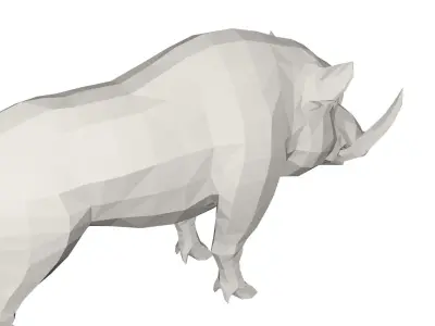 Boar -Wild animal Low-poly 3D model