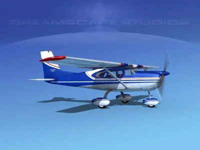 Cessna 175 Skylark V02 3D model