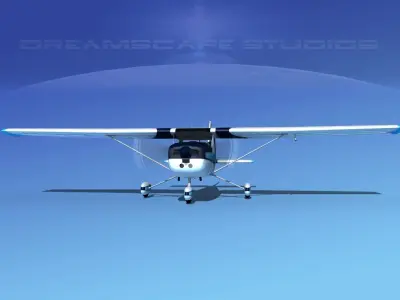 Cessna 150 Commuter V02 3D model