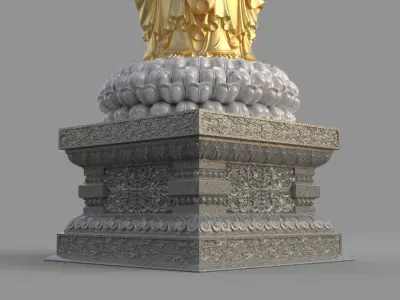 bodhisattva 3D model