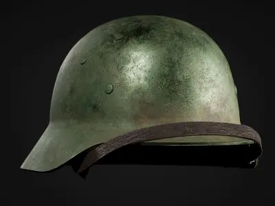 WW2 German Stahlhelm Free low-poly 3D model