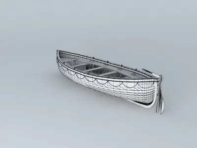 TITANIC LifeBoat No. 7 1912 Free 3D model