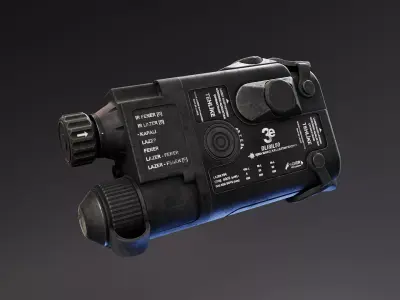 DLIRIL50 Laser Pointer and Illuminator Low-poly 3D model