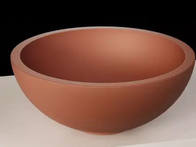 Flower Pots Free low-poly 3D model