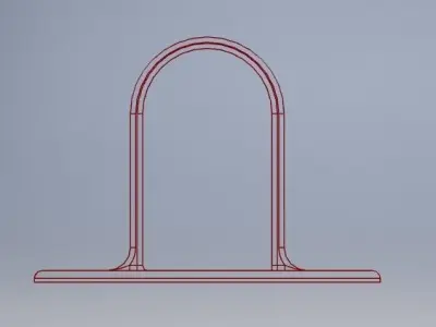 Cable fairing for experimental aircraft 3D print model