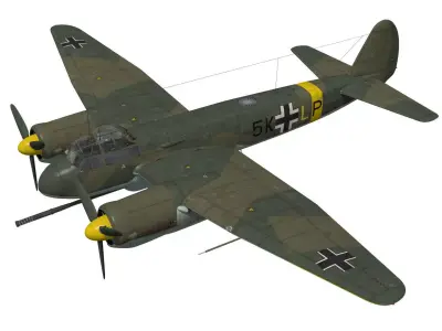 Junkers Ju 88 P-1 3D model