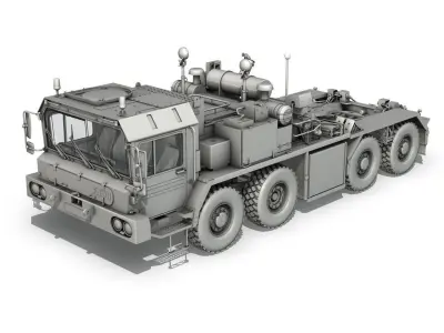 Faun STL-56 Tractor 3D model