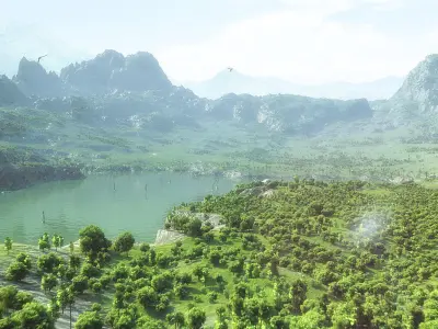 Dinosaur Habitat 3D model