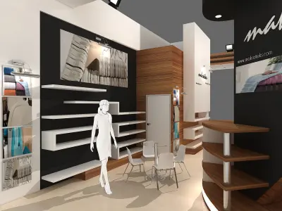 Exhibition stand - ST0029 3D model