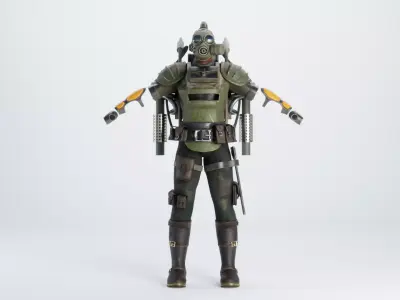 FALLOUT SUIT 3D model