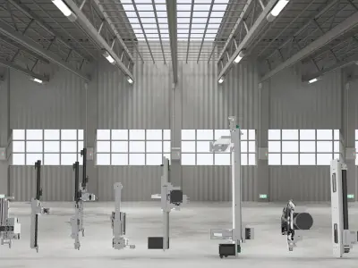 Loading and unloading model set  3D model