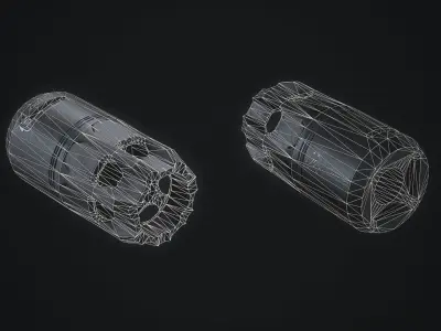 Strike Industries Oppressor Blast Shield Low-poly 3D model